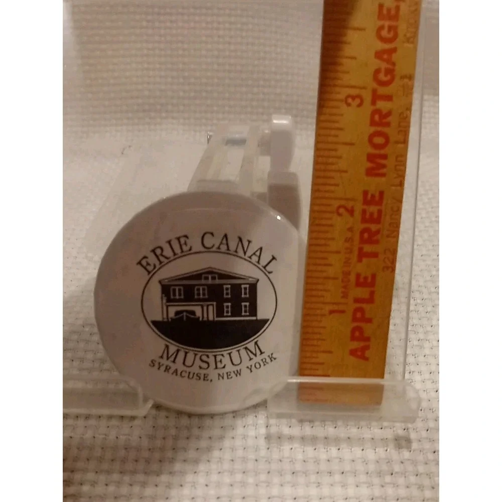 Vintage Erie Canal‎ Museum Pinback Button Syracuse New York Travel Badge Pin